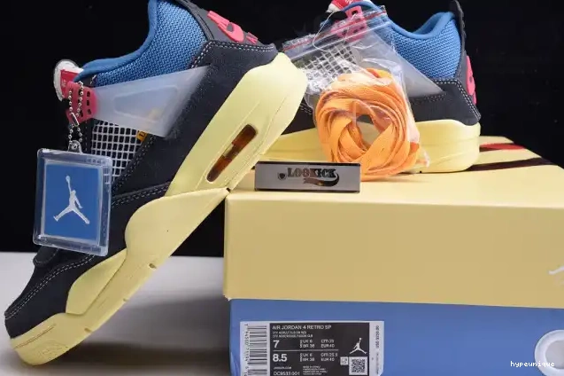 HYPE UNION 4 NOIR AIR OFF DC9533-001 RETRO JORDAN 0522